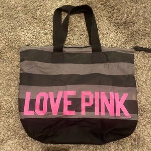 PINK ZIPPER TOTE